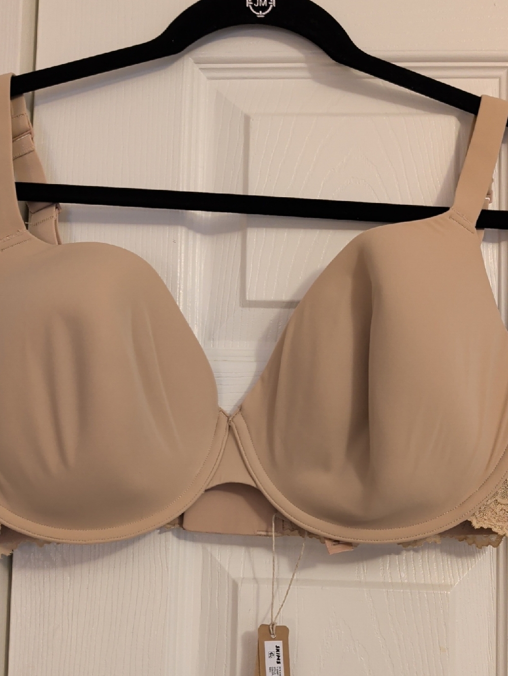 SKIMS Fits Everybody Lace T-Shirt Lace Wing Bra NWT - Picture 3 of 5
